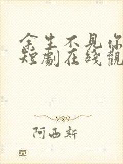 余生不见你幸福短剧在线观看