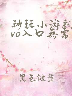 秒玩小游戏vivo入口无需安装