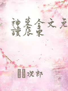 神墓全文免费阅读辰东