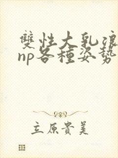 双性大乳浪荡受np各种姿势