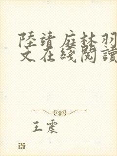 陆靖庭林羽棠全文在线阅读