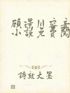 顾璟川容音穿越小说免费阅读