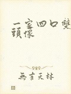 一家四口双胞胎头像