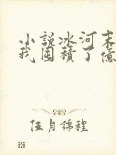 小说冰河末世:我囤积了亿亿万物资阅读