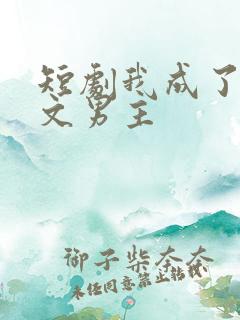 短剧我成了后悔文男主