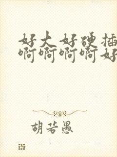 好大好硬插进去啊啊啊啊好舒服