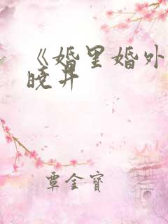 《婚里婚外》叶晓井