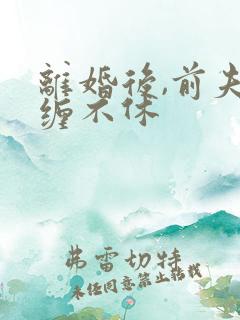 离婚后,前夫纠缠不休