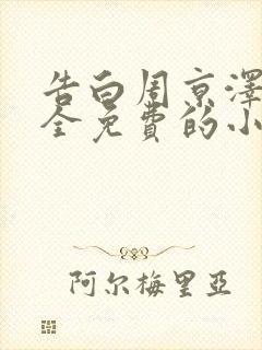 告白周京泽许随全免费的小说