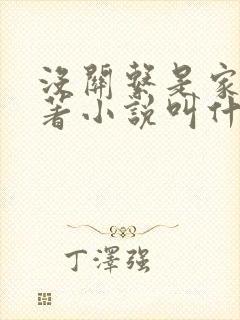 没关系是家人原著小说叫什么名字