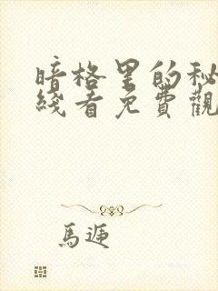 暗格里的秘密在线看免费观看