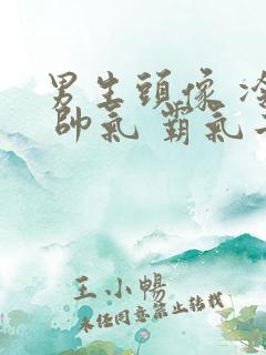 男生头像 冷酷 帅气 霸气二次元