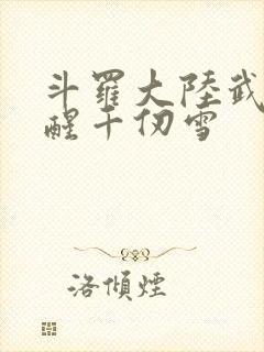 斗罗大陆武魂觉醒千仞雪