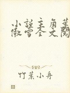 小说主角叶辰沈傲雪全文阅读