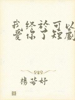 我终于可以不再爱你了短剧大结局