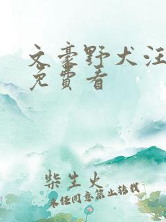 文豪野犬汪漫画免费看