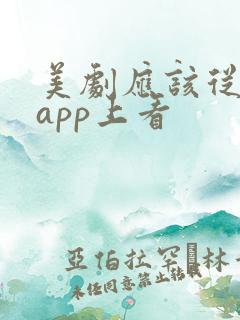 美剧应该从哪个app上看