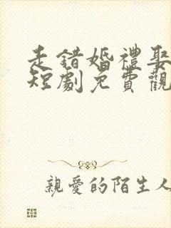 走错婚礼娶对妻短剧免费观看完整版