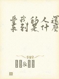 爱我的人还没有来到是什么歌