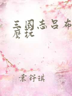 三国志吕布传怎么玩