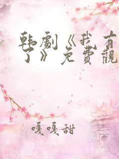 韩剧《我有爱人了》免费观看