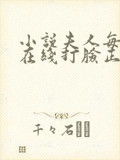 小说夫人每天都在线打脸正版免费