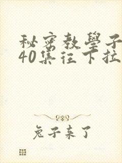 秘密教学子豪第40集往下拉式