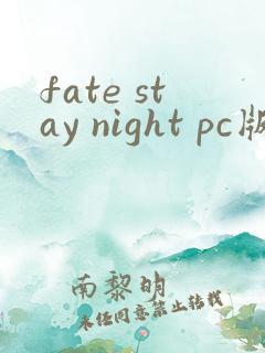 fate stay night pc版下载