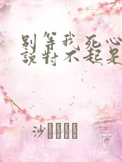 别等我死心了才说对不起是什么歌