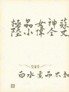 极品女神苏晴和陆小伟全文阅读