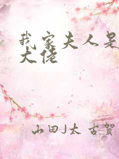 我家夫人是满级大佬