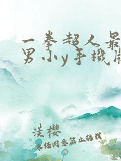 一拳超人最强之男小y手机版下载