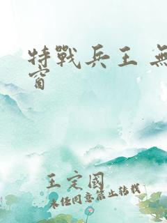 特战兵王 无弹窗