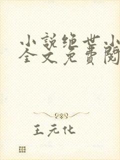 小说绝世小医仙全文免费阅读