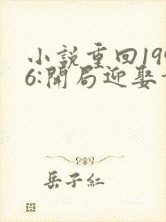 小说重回1996:开局迎娶前妻闺蜜