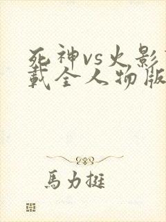死神vs火影下载全人物版