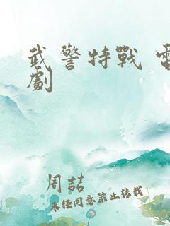 武警特战 电视剧