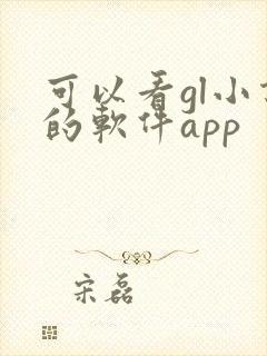 可以看gl小说的软件app