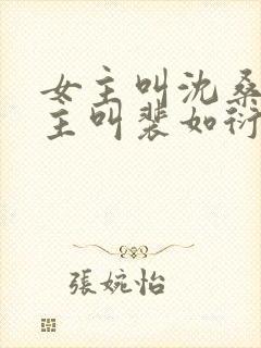 女主叫沈桑宁男主叫裴如衍的小说