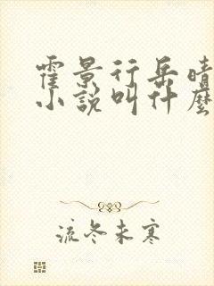 霍景行岳晴顾冉小说叫什么名字