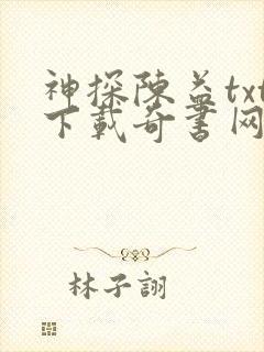 神探陈益txt下载奇书网