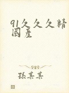 91久久久精品国产