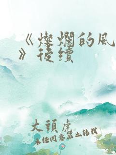 《灿烂的风和海》后续