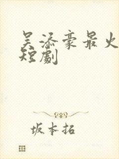 吴添豪最火十部短剧