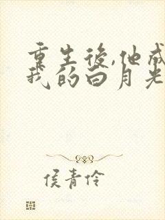 重生后,他成了我的白月光手机版