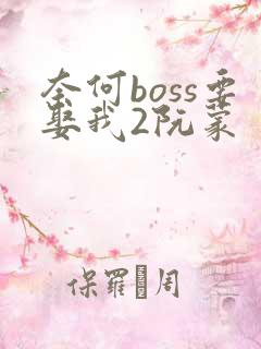 奈何boss要娶我2阮蒙