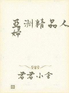 亚洲精品人妻少妇