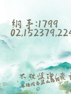 纲手:179902,152379,224503最新