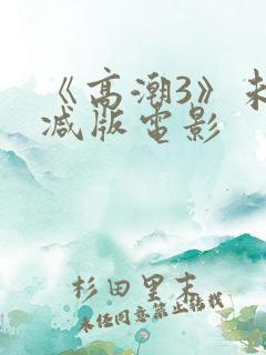 《高潮3》未删减版电影