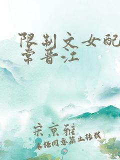 限制文女配的日常晋江